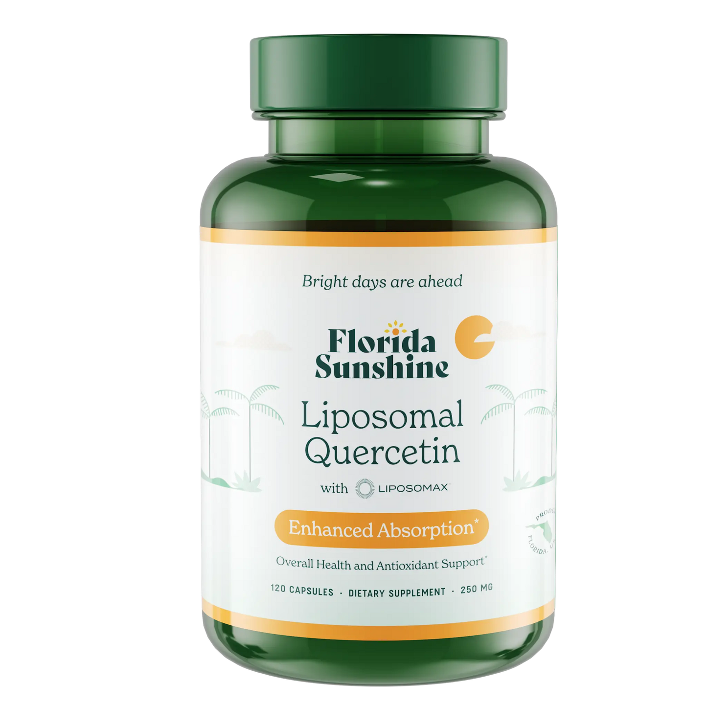 Liposomal Quercetin -  120 Capsules (250mg) - Enhanced Absorption