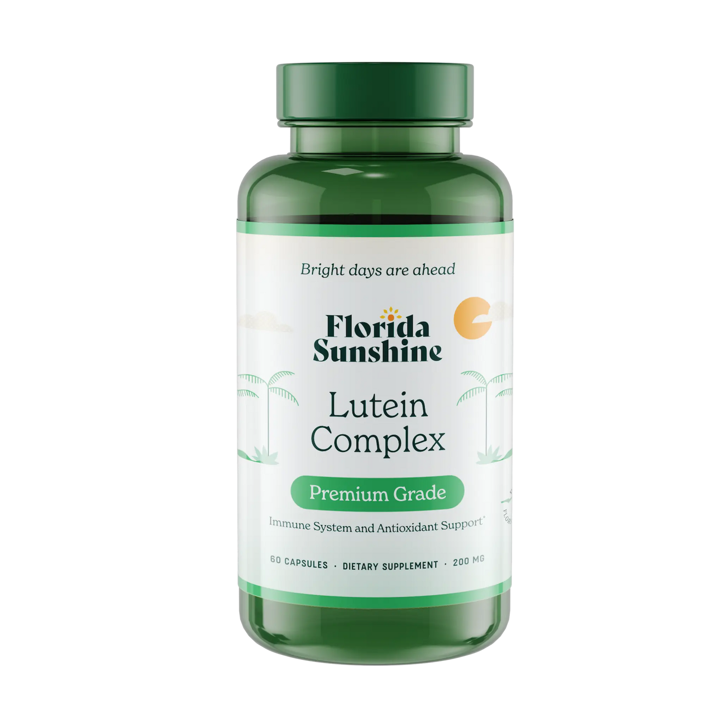 Premium Lutein Complex - 60 Capsules (200mg) - with BioPerine for greater absoprtion